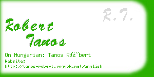 robert tanos business card